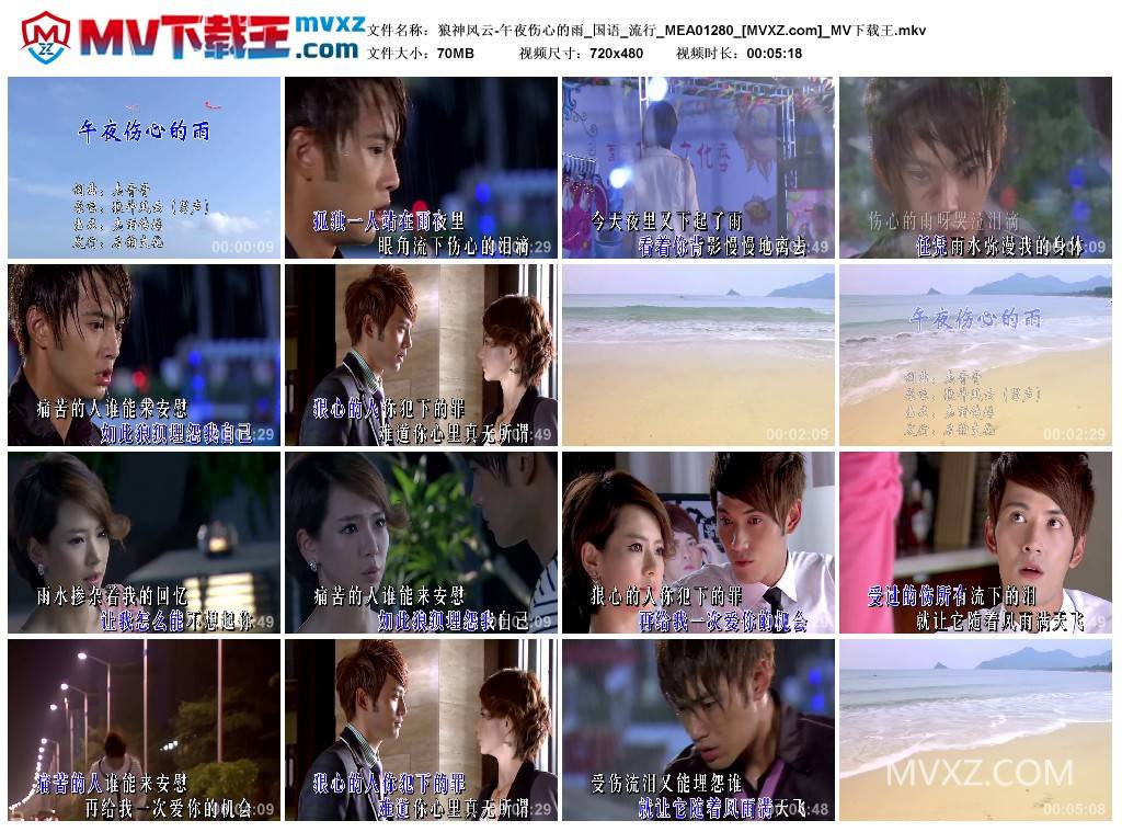 狼神风云-午夜伤心的雨_国语_流行_MEA01280